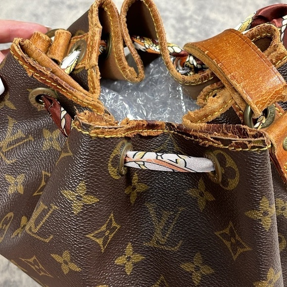 Vintage Louis Vuitton Monogram Noe GM Bucket Bag Purse Designer Everyday - Picture 10 of 17